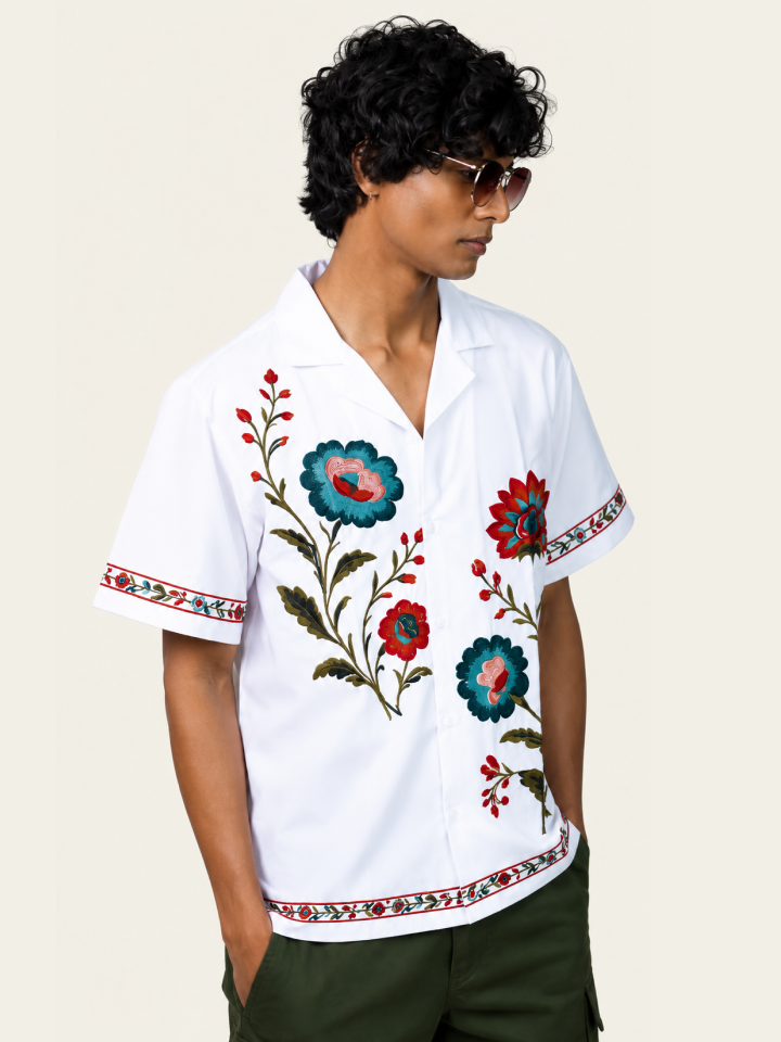 Botanica White Camp Shirt