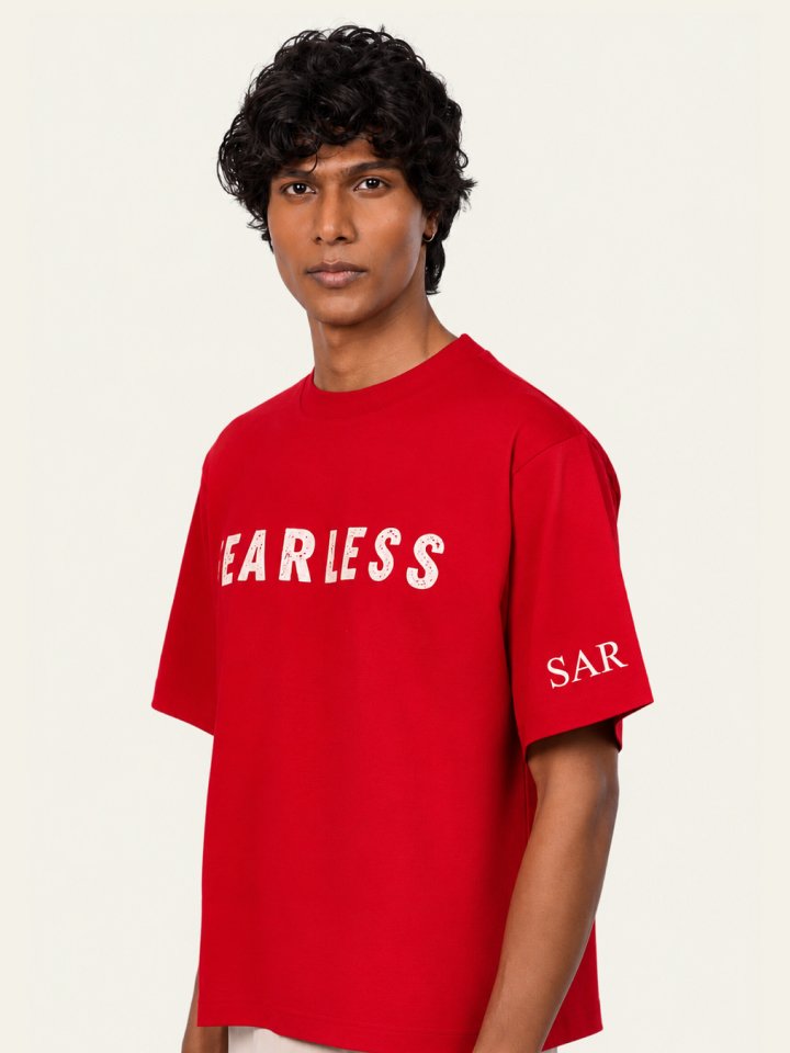 Fearless Red Tshirt-02