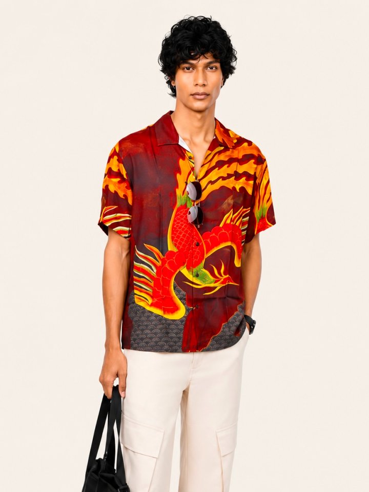 PHOENIX Printed Shirt-04