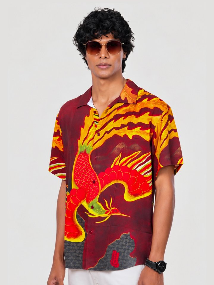 PHOENIX Printed Shirt-02